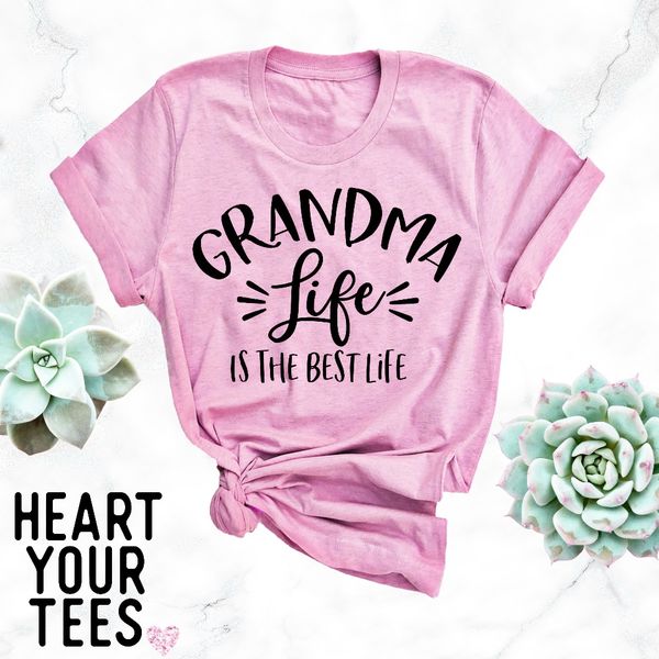 

grandma life is the life t-shirt women funny camping shrits outdoor street style fashion clothes tumblr graphic tees, White