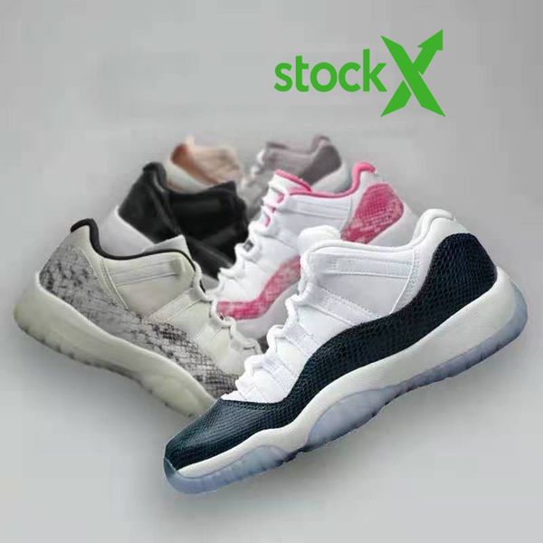 

new 11 11s 2019 with stock x and gown concord 45 basketball shoes men women 11 space jam gym red 72- sneakers, Black