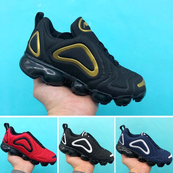 

2018 kids running designer shoes triple black infant sneakers rainbow children sports shoes girls and boys tennis trainers