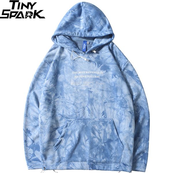 

mens hip hop hoodie sweatshirt streetwear illusion tie dye hoodies pullover 2019 autumn harajuku sweat shirt cotton loose hiphop, Black