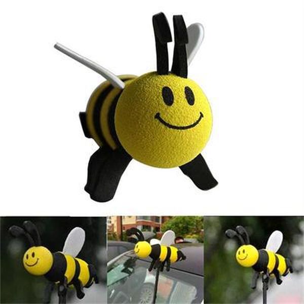 

1x cute mini cute lovely bee antenna er for car decoration ornaments #lq1133