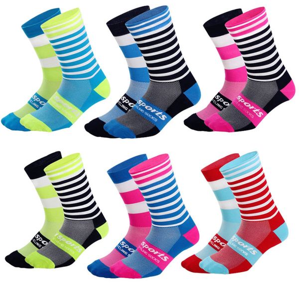 

professional cycling socks for men women road bicycle socks outdoor racing bike compression sport high quality, Black