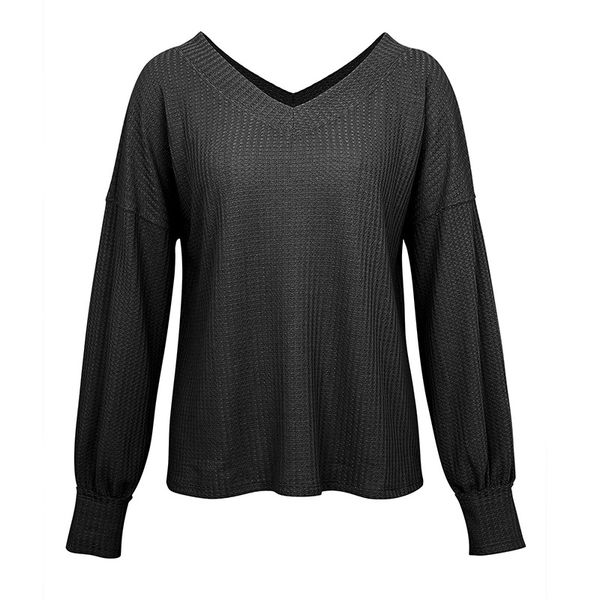 

осень дизайнерские женские футболки роскошные футболки для женщин с v-образным вырезом повседневные фонари футболка с длинными рукавами марк, White