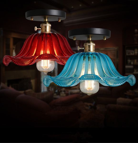 2019 Vintage Glass Ceiling Light Fancy Kitchen Bedroom Staircase