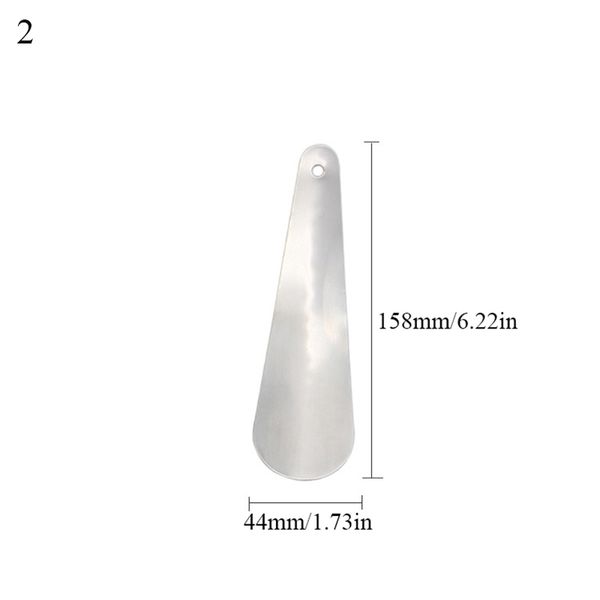 

professional shoehorn stainless steel metal shoe horn spoon shoehorn shoes lifter tool silver gold accessories, White;pink