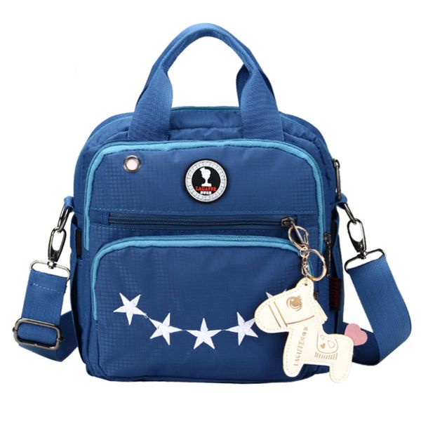 

star print solid nylon baby bag bobos multifunction diaper bag nappy storage waterproof mommy puerpera maternity 1pcs