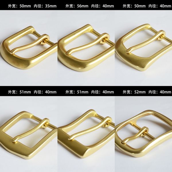 

pure copper accessory pin men's pin brass buckle casual all-match belt buckle trousers belt accessories, Black;brown
