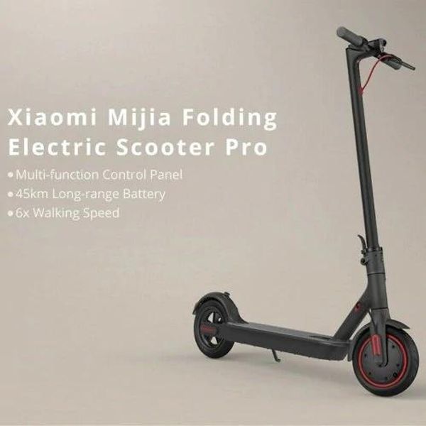

mijia m365 pro folding electric scooter 300w motor 3 speed modes 8.5 inch tire 45km mileage range double brake system