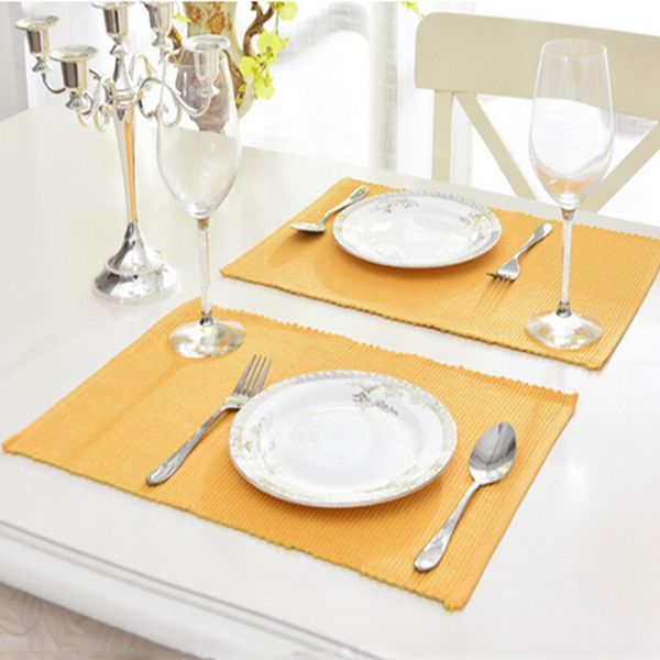 

cotton dining table placemat thick insulation pad bowl mat western mat creative cloth western napkin table