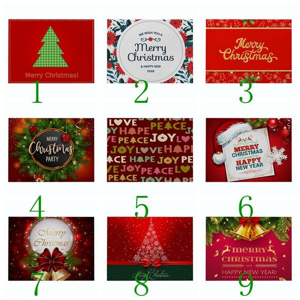 

40 цветов рождественский стол коврики столовые приборы сумка наборы новый год санта-клаус подарок носки рождество обеденный стол декор рожде