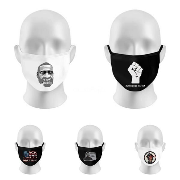 

5 colors anti dust masks anti-fog face mask for adults breathable washable reusable dustproof ice silk cotton designer letter masks rra304 #