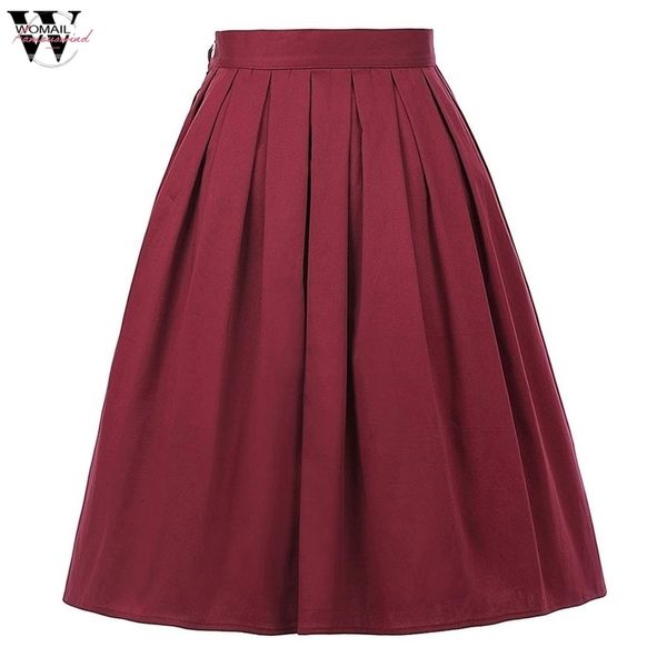 

skirt women summer fashion tutu waist skirt half length sold color skirt high waist casual new 2020 m27, Black