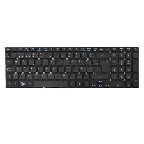 

black es layout pc keyboard for acer aspire 5755g 5830t e1-530 e1-572