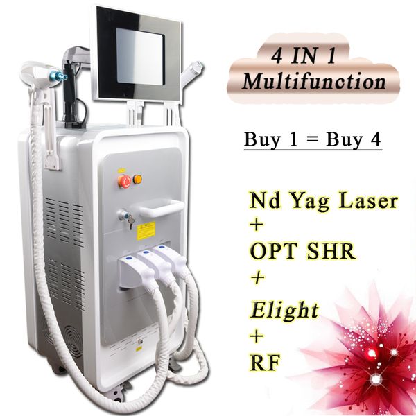 

good effect quality nd yag laser for tattoo removal birthmark remover rf face lift machine elight shr hair removal salon use beauty machine, Black;white