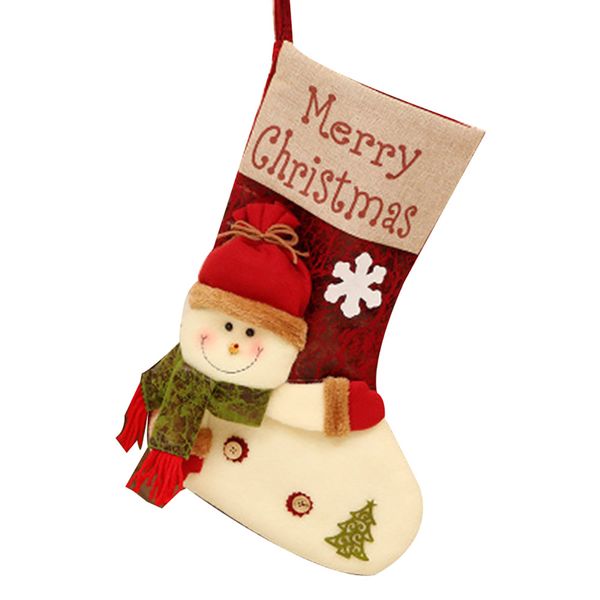

xmas tree hanging ornament christmas decor sock candy gift bag stocking xmas decor tp899