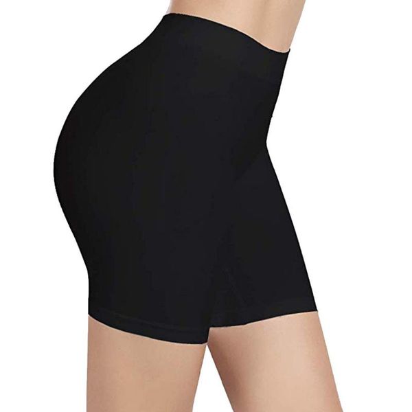 

women high waist comfortable thigh slimmer slip pant shorts for under dresses pants seamless safety underpants 2019 sale, Black;pink
