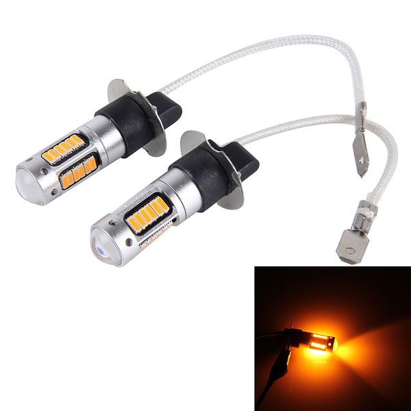 

2pc h3 4014 30smd bulb high power led fog lights car accessories for cruz fog lights running light lamps for cars #yl1