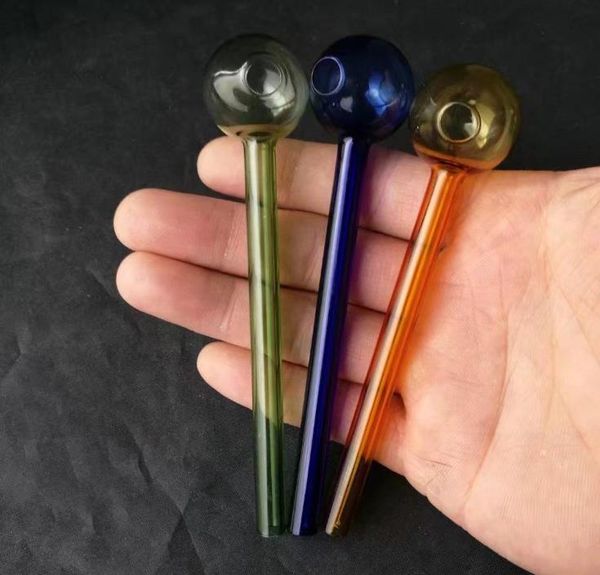 cor pura wok vidro bongs acessórios, vidro cachimbos coloridos mini-multi-cores Pipes melhor mão Colher de vidro da tubulação