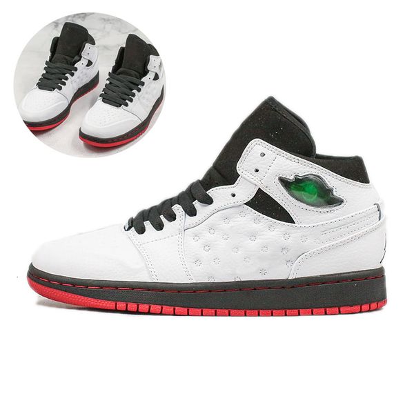 

cat eyes classic 1 basketball shoes 1s high white black red triple designer shoes sports shoes platform trianer with box
