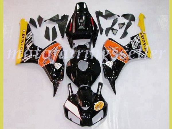 

oem quality new abs full fairings kits fit for honda cbr1000rr (2006-2007) cbr1000rr 06 07 bodywork set yellow orange black