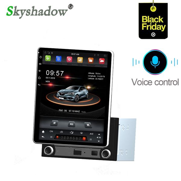 

voice control px6 1024*768 9.7" ips android 8.1 4gb +32gb car dvd player gps map rds radio wifi bluetooth 5.0 2din for universal