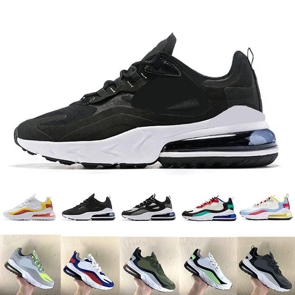 

2019 men running shoes blue void bright violet bauhaus react electro green optical mens trainer sports outdoor sneakers 36-45