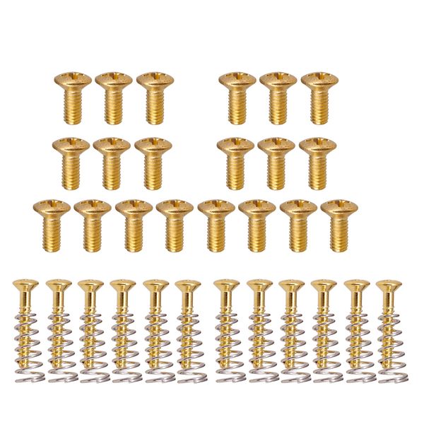 

20pcs guitar switch nuts+20pcs guitar pickup frame fixing screws springs