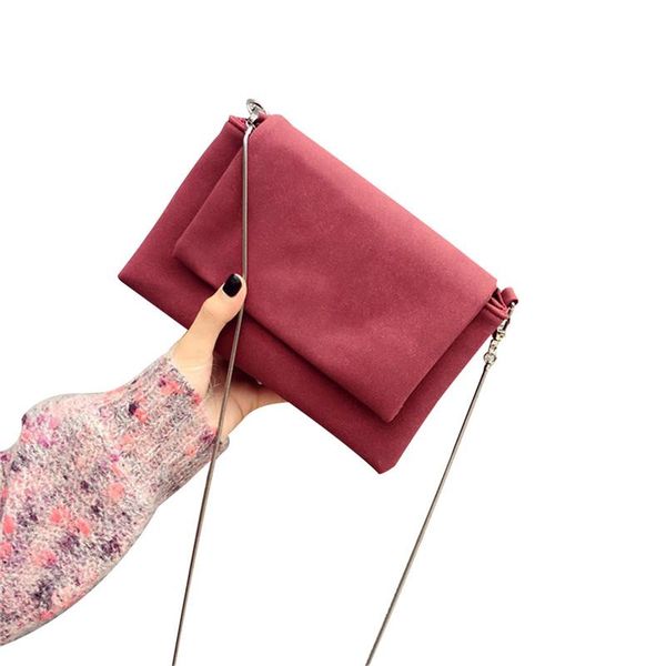 

2019 girl's shoulder bag pu leather crossbody bag solid color vintage hasp women messenger satchel bolsas feminina