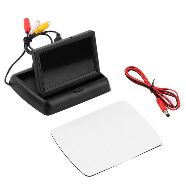 

tft lcd car monitor foldable 4.3 inch screen for rear view camera dvd parking assistance pal/ntsc compatible colourful display