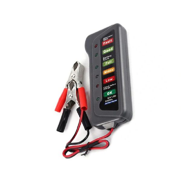 

1pc car battery alternator tester maintenance tool grey