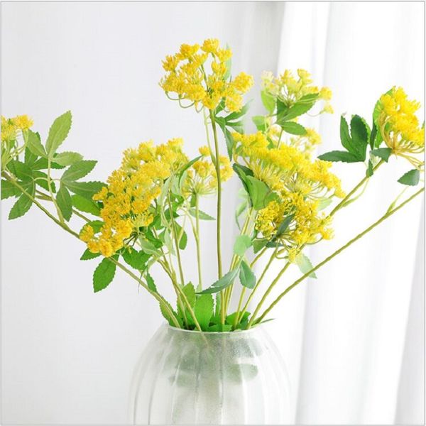 

artificial flower bouquet silk flower wedding road guide layout false blossom decorations
