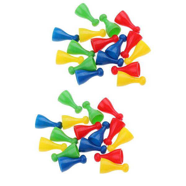 

32pcs colorful chess pieces game parts