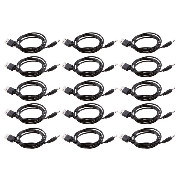 

15pcs usb male to 3.5mm dc charging cable plug