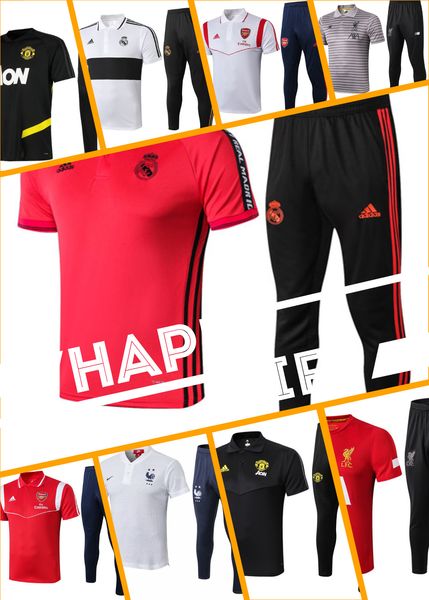 

no13. paris kids soccer tracksuit kit real madrid enfant 2020 2019 frances training suit marseille tracksuits om survetement child football, White