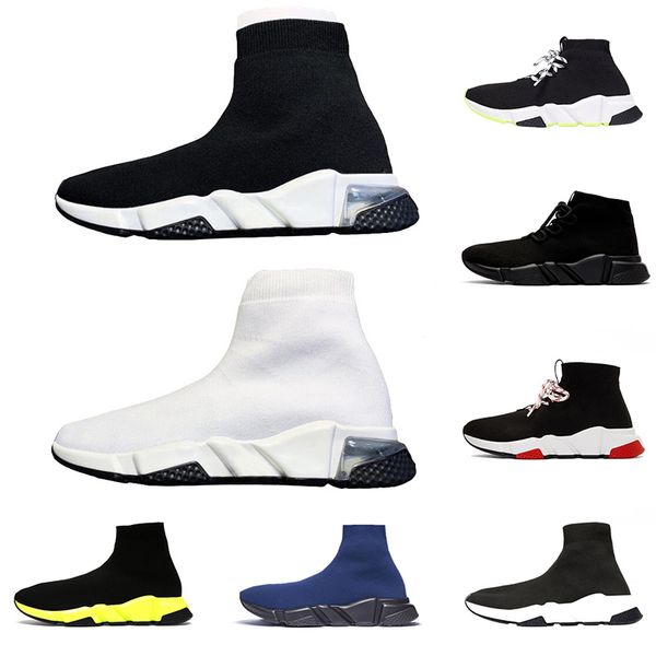 

sock designer shoes graffiti speed trainer men women sneakers triple black white clear sole lace up mens womens trainers sports online sale
