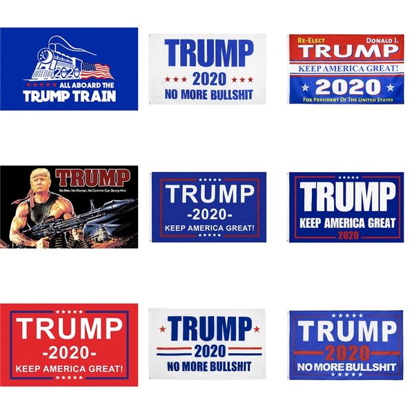 

trump garden flags 90*150cm usa president general election banner 2020 trump flag polyester cloth pennant banner flags 12"x18" #94