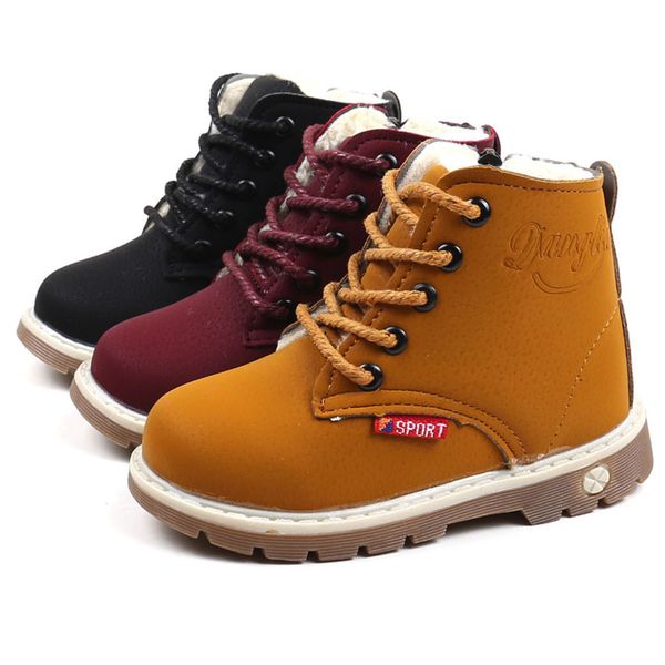 

kids boots snowy shoes children warm boys girls sneaker boots kids baby casual lovely and charming shoes warm winter, Black;grey