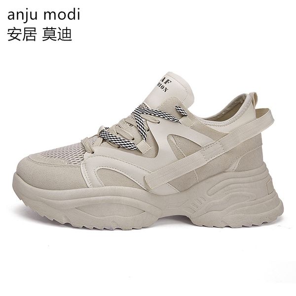

anju modi black white running shoes thick bottom for men sport shoes mesh air man outdoor training sport