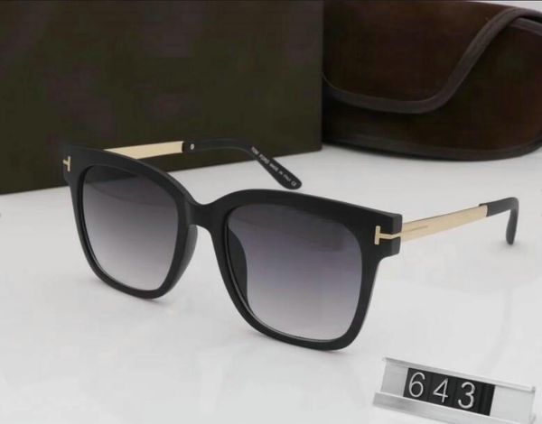 

new luxury qualtiy new fashion 0392 tom sunglasses for man woman erika eyewear ford designer brand sun glasses with original box tom005, White;black