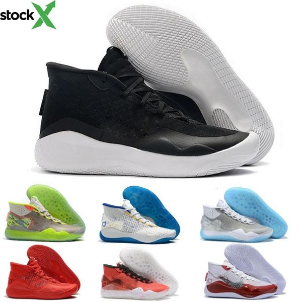 

к 2020 году новые кд 12 эйбл многоцветные университет красный баскетбол обувь кевин дюрант льда оригинальной хіі kd12 мужские кроссовки крос