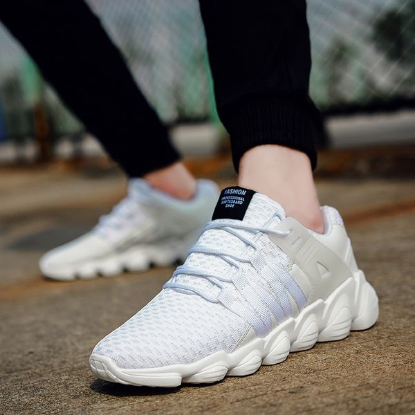 

pink casual shoes for men sneakers outdoor features soles air mesh breathable workout athletic trainer footware shoes men