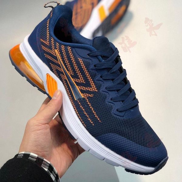 

2020 new colors triple canvas tenis mens black white blue real half-yard men's half-palp cushion slow motion running shoes p62s9