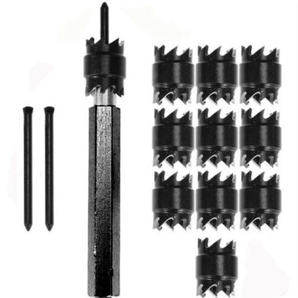 

13pcs high speed steel spot weld cutter rotary spot weld drill cutter remover product handle diameter 6.35 mm weight 90g