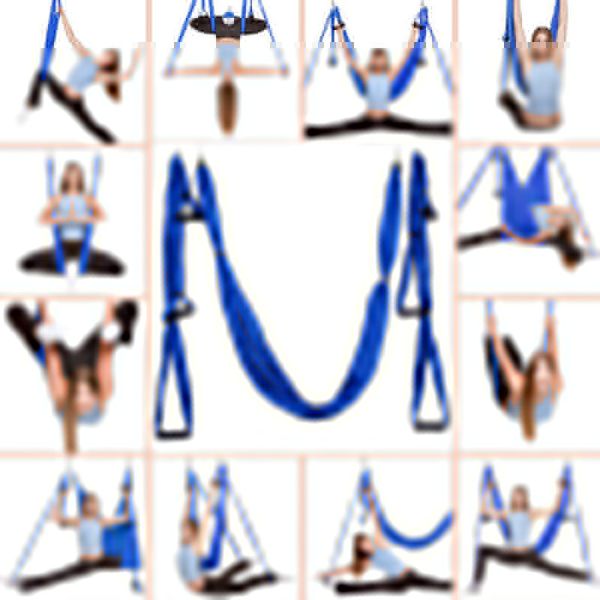 

new anti-gravity aerial yoga ceiling multifunction hammock flying swing trapeze yoga inversion device home gym hanging belt