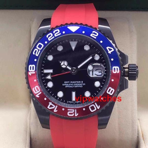 

роскошные мужские часы керамические bezel работают gmt спортивные моды автоматические механические движения часы reloj часов montre de luxe, Slivery;brown