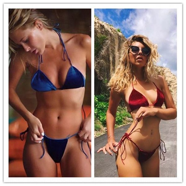 

2019 women's split solid color 2019 women's split bikini bikini swimsuit solid color swimsuit swimsuit, White;black
