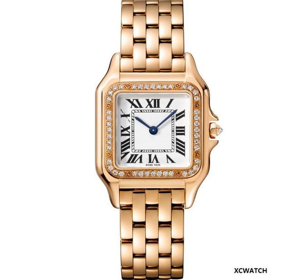 

Luxury Brand Hot WJPN0009 женский Кварцевый Белый Циферблат Розовое Золото Бриллиант Чехол 27 х 37 мм Высокое Качество с коробкой