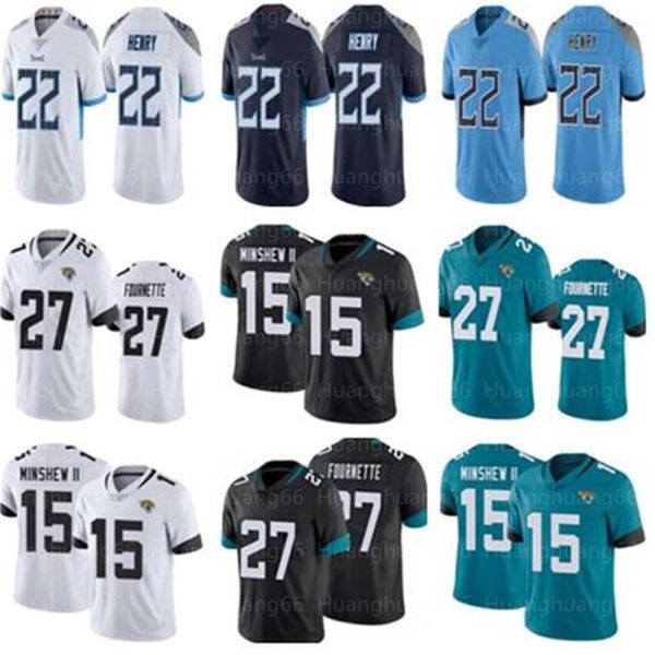 

15 gardner minshew ii 27 leonard fournette jaguar jersey men titan 22 derrick henry jersey, Black;red