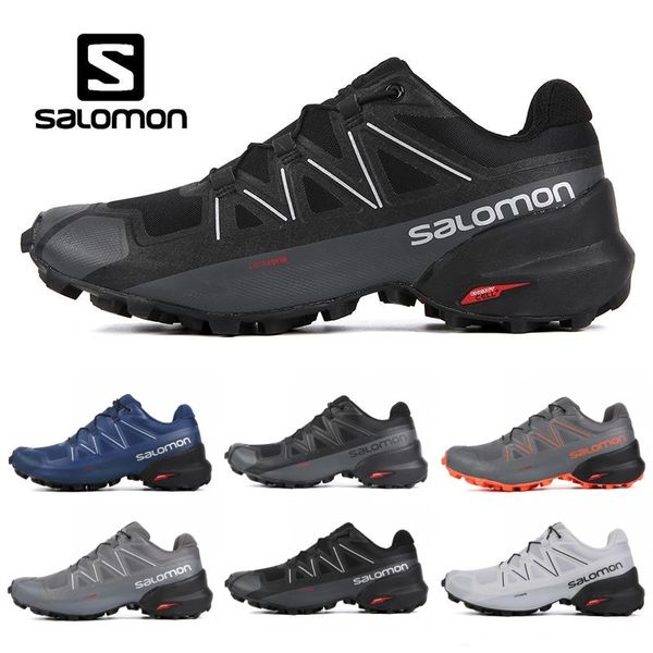 

Salomon Speedcross 5 CS Men Running Shoes Black White Grey Blue Red Mens Trainers Waterproof Athletic Sports Sneakers 7-11.5