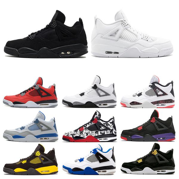 

tattoo singles day 4 4s mens women basketball shoes raptors white cement alternate motorsport bred 4 pale sports shoes 7-13, White;red